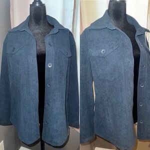 Avec Les Filles Blue Corduroy Jacket